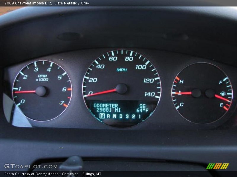 Slate Metallic / Gray 2009 Chevrolet Impala LTZ
