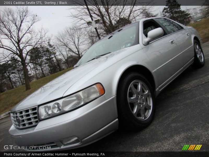 Sterling / Black 2001 Cadillac Seville STS