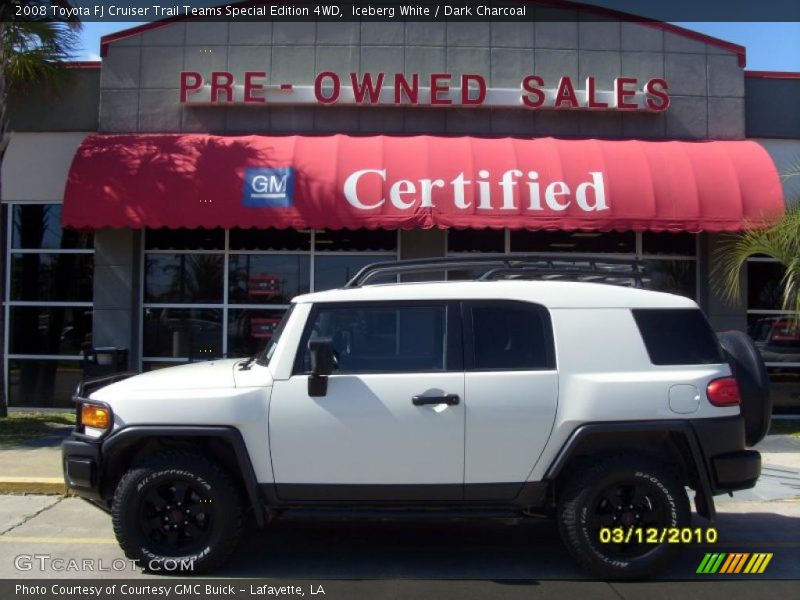 Iceberg White / Dark Charcoal 2008 Toyota FJ Cruiser Trail Teams Special Edition 4WD