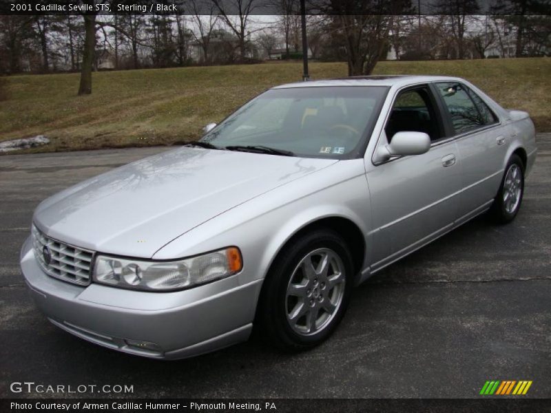 Sterling / Black 2001 Cadillac Seville STS