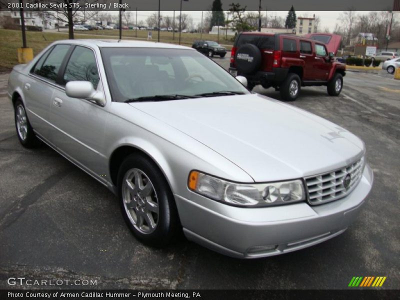Sterling / Black 2001 Cadillac Seville STS