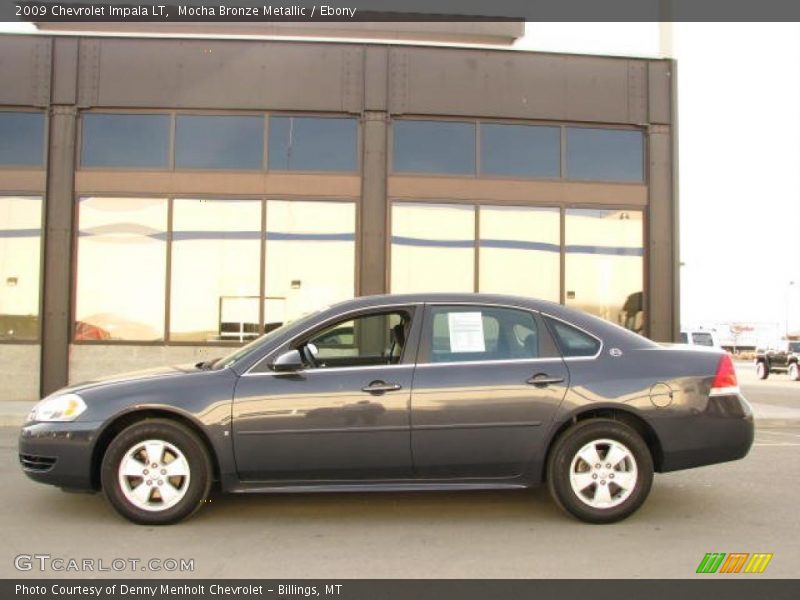 Mocha Bronze Metallic / Ebony 2009 Chevrolet Impala LT