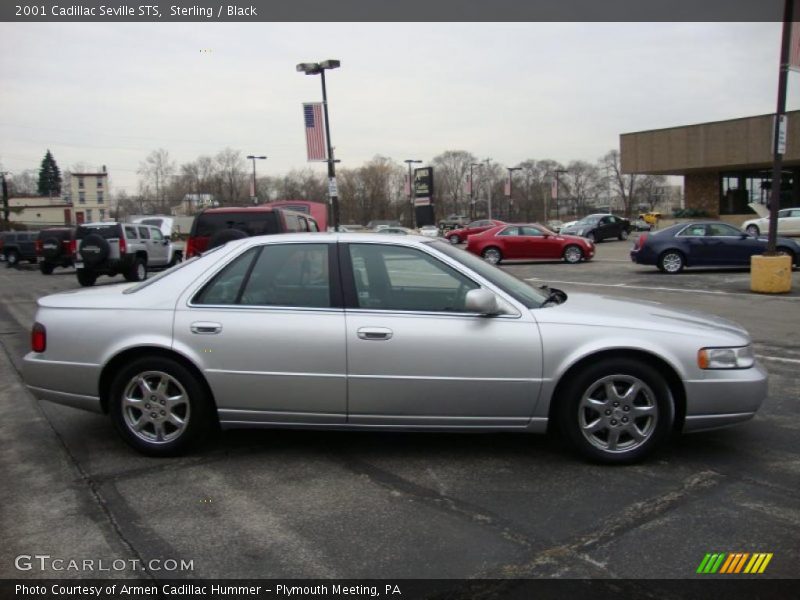 Sterling / Black 2001 Cadillac Seville STS