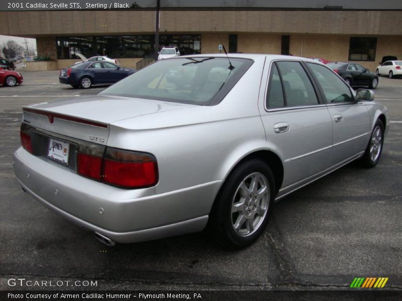 Sterling / Black 2001 Cadillac Seville STS