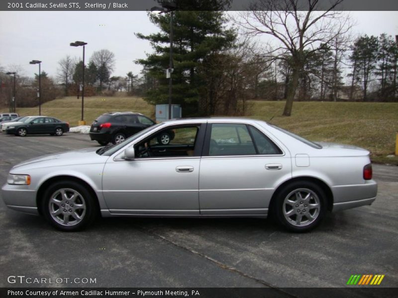 Sterling / Black 2001 Cadillac Seville STS