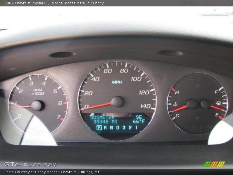Mocha Bronze Metallic / Ebony 2009 Chevrolet Impala LT