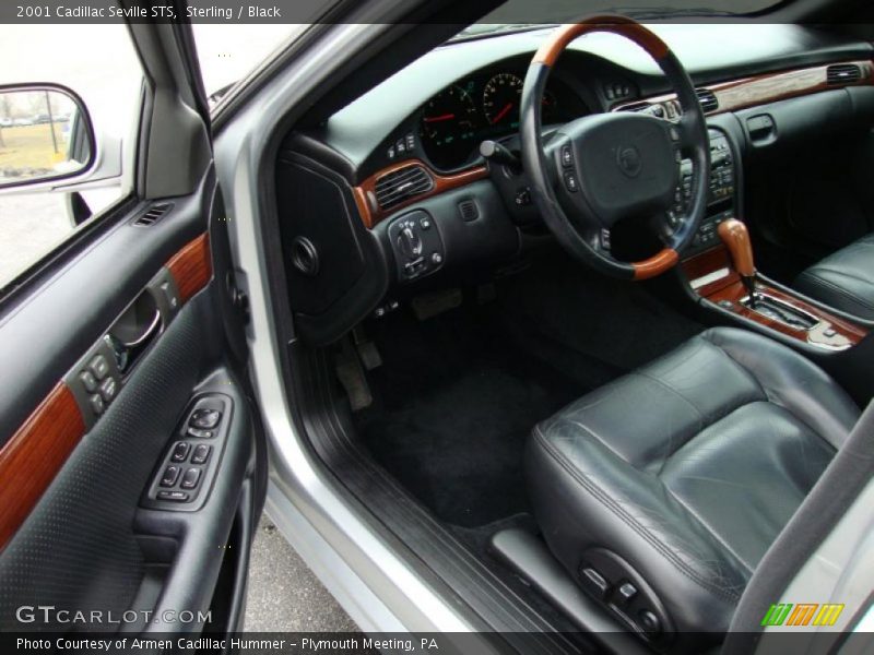 Sterling / Black 2001 Cadillac Seville STS