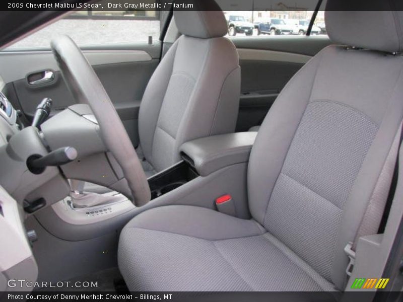 Dark Gray Metallic / Titanium 2009 Chevrolet Malibu LS Sedan
