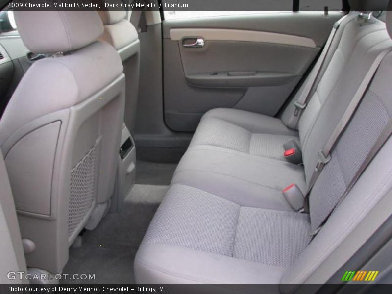 Dark Gray Metallic / Titanium 2009 Chevrolet Malibu LS Sedan