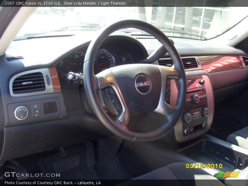 Steel Gray Metallic / Light Titanium 2007 GMC Yukon XL 1500 SLE