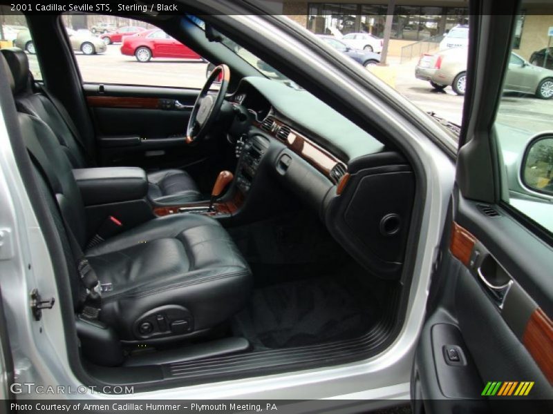 Sterling / Black 2001 Cadillac Seville STS