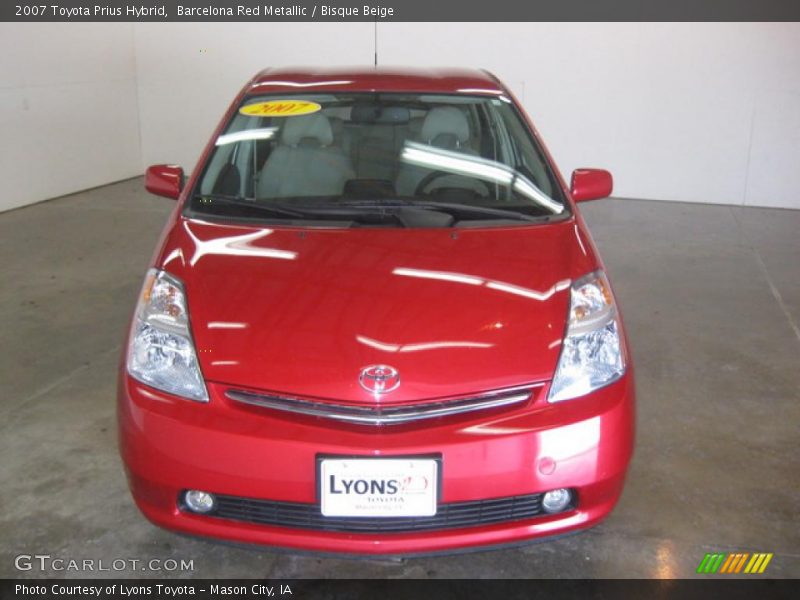 Barcelona Red Metallic / Bisque Beige 2007 Toyota Prius Hybrid