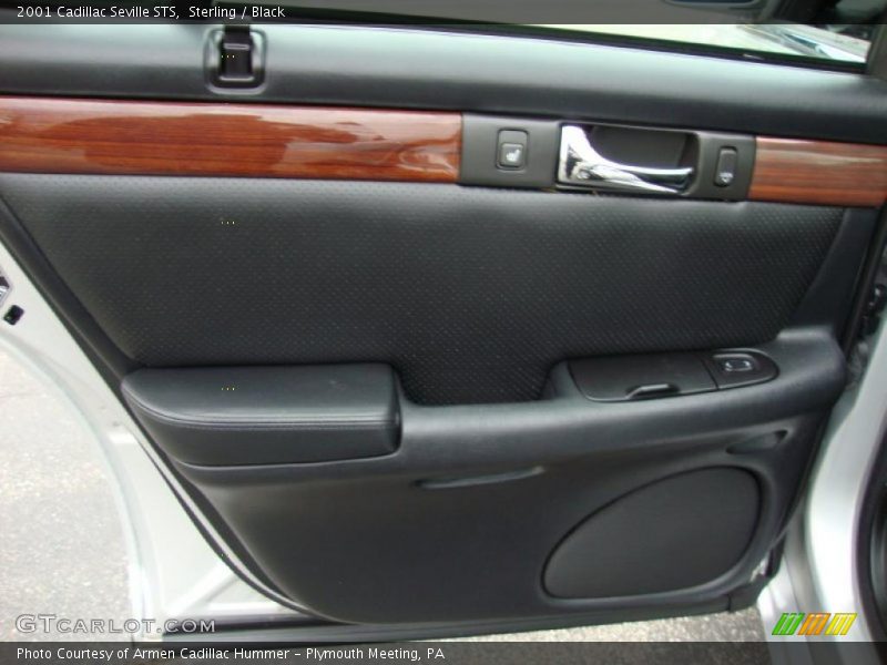 Sterling / Black 2001 Cadillac Seville STS