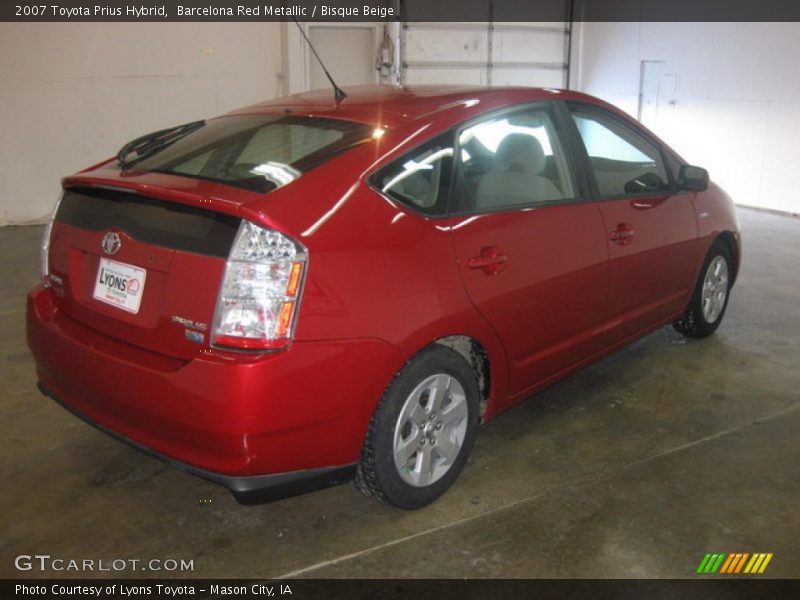 Barcelona Red Metallic / Bisque Beige 2007 Toyota Prius Hybrid