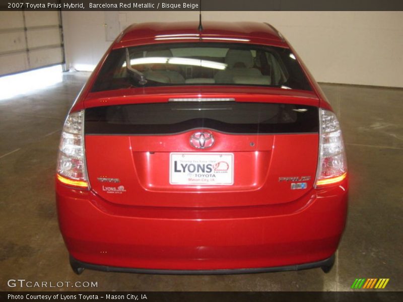 Barcelona Red Metallic / Bisque Beige 2007 Toyota Prius Hybrid