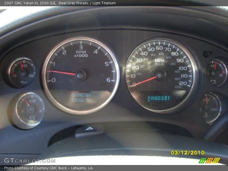 Steel Gray Metallic / Light Titanium 2007 GMC Yukon XL 1500 SLE