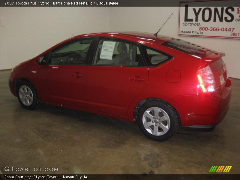 Barcelona Red Metallic / Bisque Beige 2007 Toyota Prius Hybrid