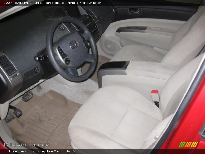 Barcelona Red Metallic / Bisque Beige 2007 Toyota Prius Hybrid