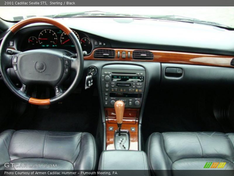 Sterling / Black 2001 Cadillac Seville STS