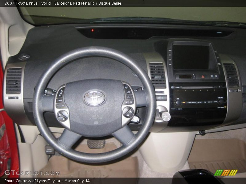 Barcelona Red Metallic / Bisque Beige 2007 Toyota Prius Hybrid