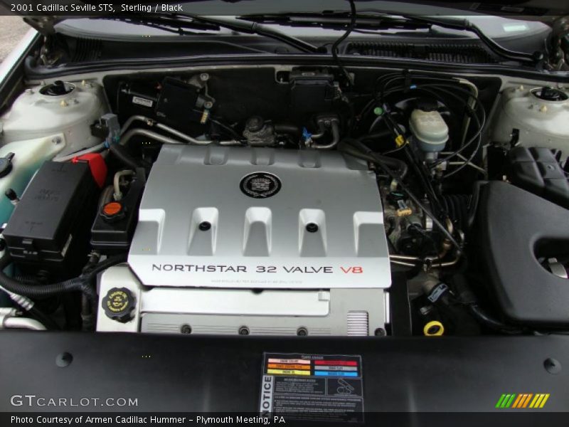 Sterling / Black 2001 Cadillac Seville STS