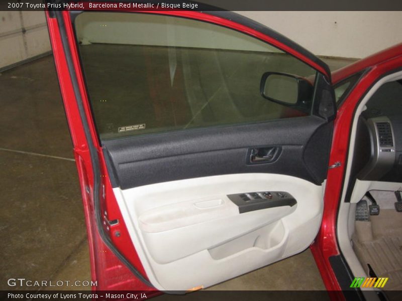 Barcelona Red Metallic / Bisque Beige 2007 Toyota Prius Hybrid