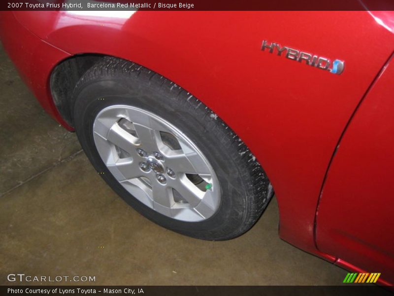 Barcelona Red Metallic / Bisque Beige 2007 Toyota Prius Hybrid