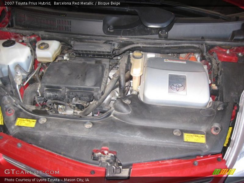 Barcelona Red Metallic / Bisque Beige 2007 Toyota Prius Hybrid