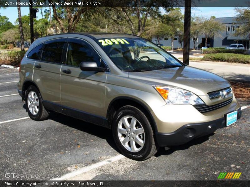Borrego Beige Metallic / Ivory 2007 Honda CR-V EX