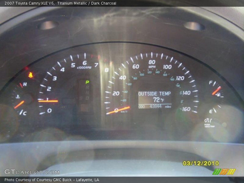 Titanium Metallic / Dark Charcoal 2007 Toyota Camry XLE V6