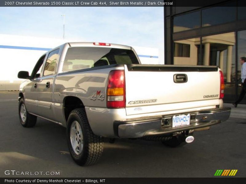 Silver Birch Metallic / Dark Charcoal 2007 Chevrolet Silverado 1500 Classic LT Crew Cab 4x4
