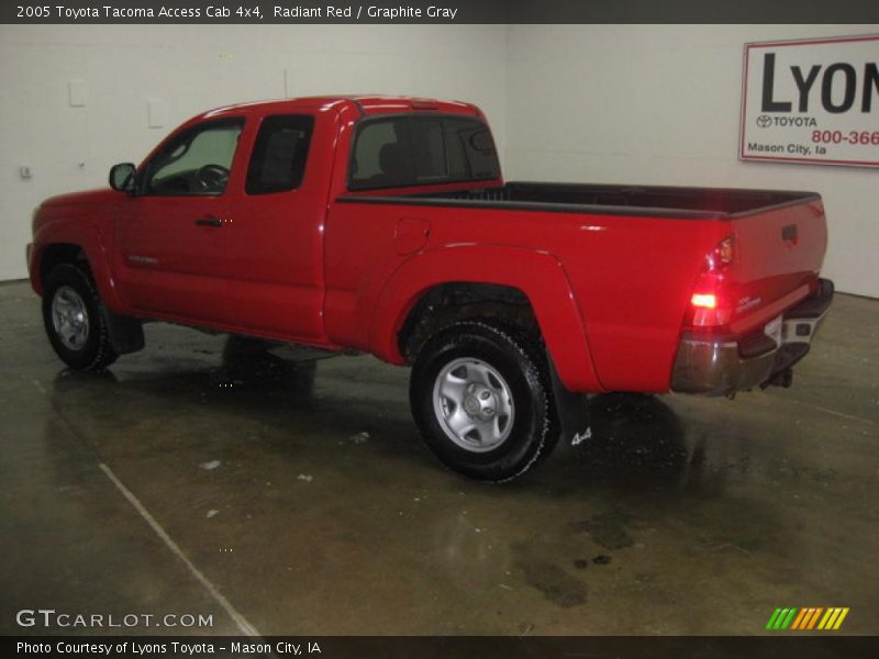 Radiant Red / Graphite Gray 2005 Toyota Tacoma Access Cab 4x4