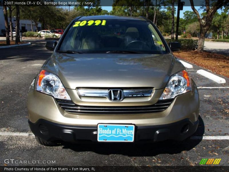 Borrego Beige Metallic / Ivory 2007 Honda CR-V EX