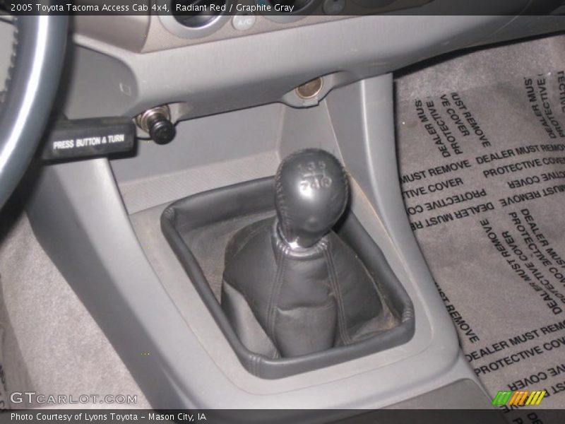 Radiant Red / Graphite Gray 2005 Toyota Tacoma Access Cab 4x4