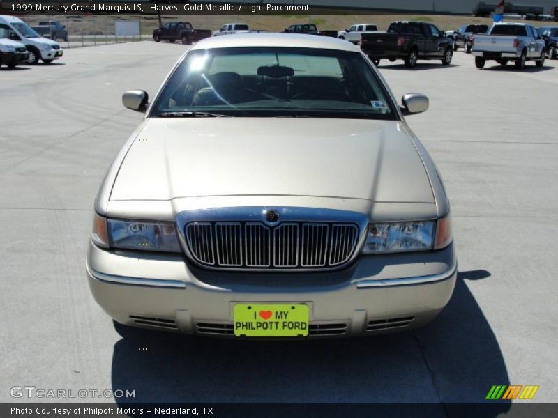 Harvest Gold Metallic / Light Parchment 1999 Mercury Grand Marquis LS