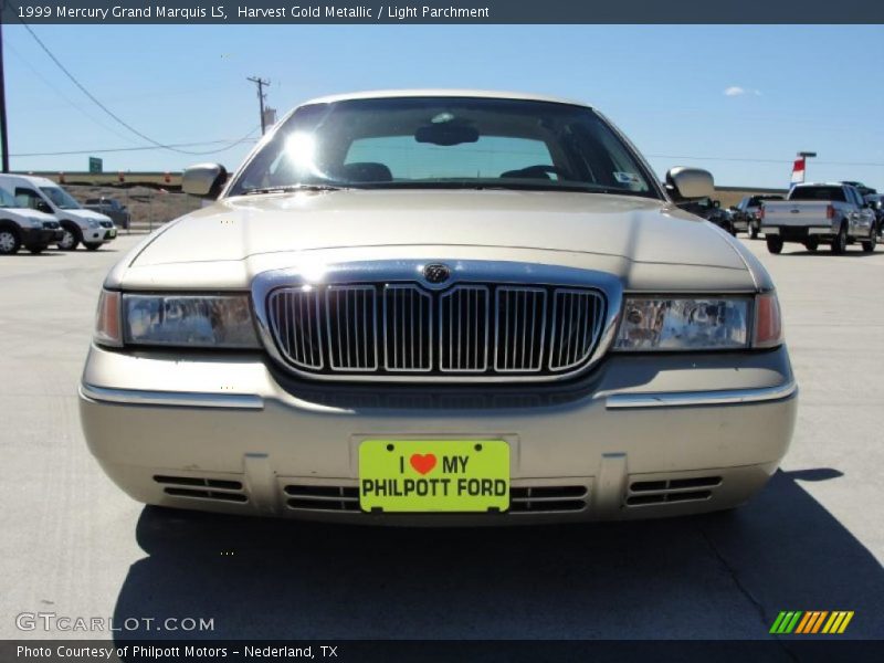 Harvest Gold Metallic / Light Parchment 1999 Mercury Grand Marquis LS