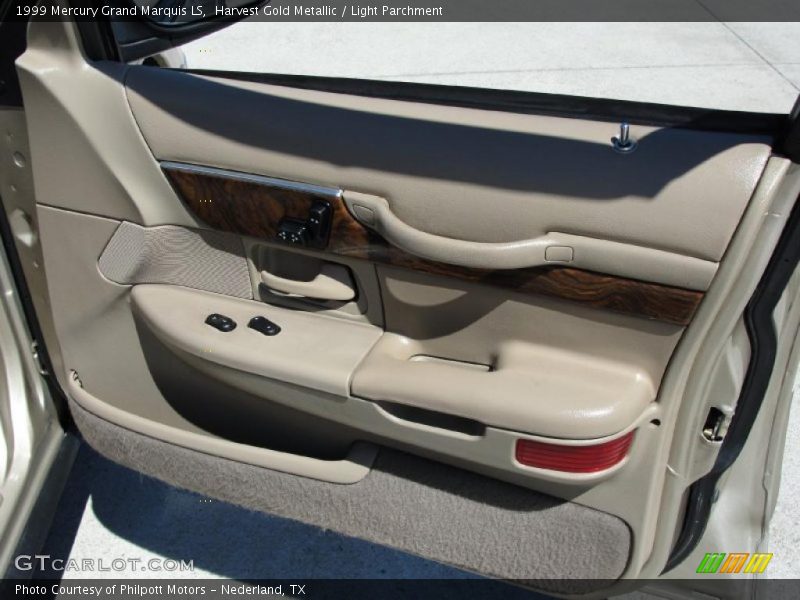 Harvest Gold Metallic / Light Parchment 1999 Mercury Grand Marquis LS