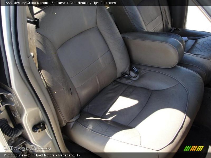 Harvest Gold Metallic / Light Parchment 1999 Mercury Grand Marquis LS