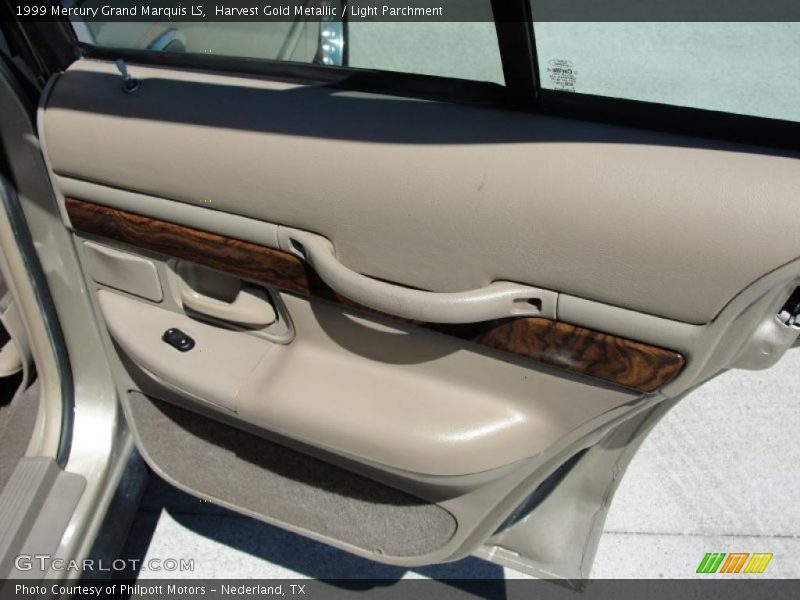 Harvest Gold Metallic / Light Parchment 1999 Mercury Grand Marquis LS