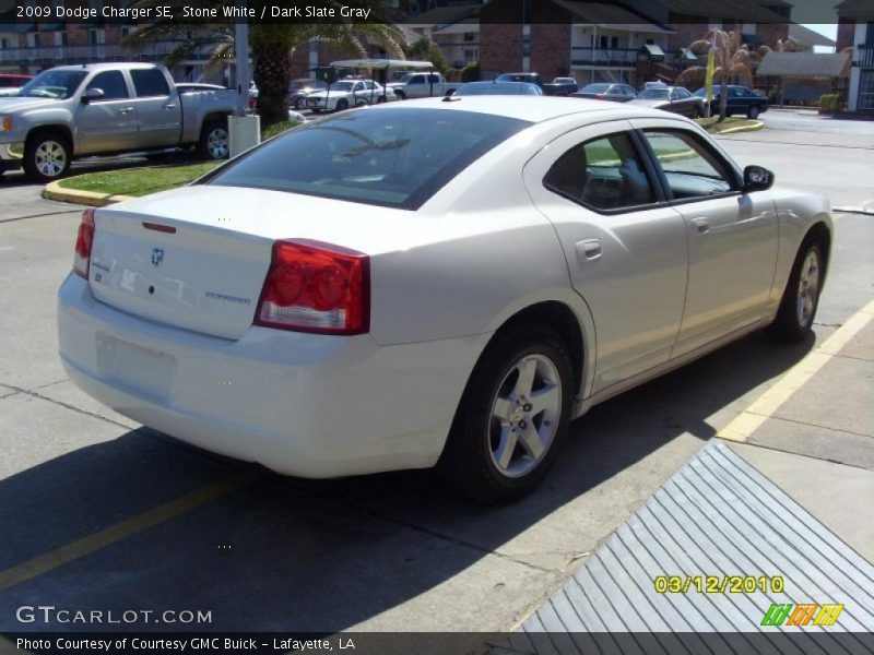 Stone White / Dark Slate Gray 2009 Dodge Charger SE