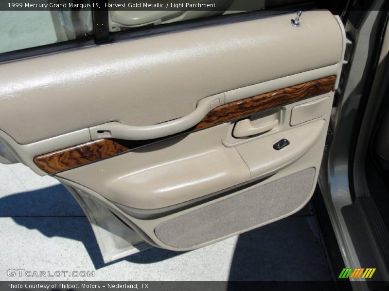 Harvest Gold Metallic / Light Parchment 1999 Mercury Grand Marquis LS