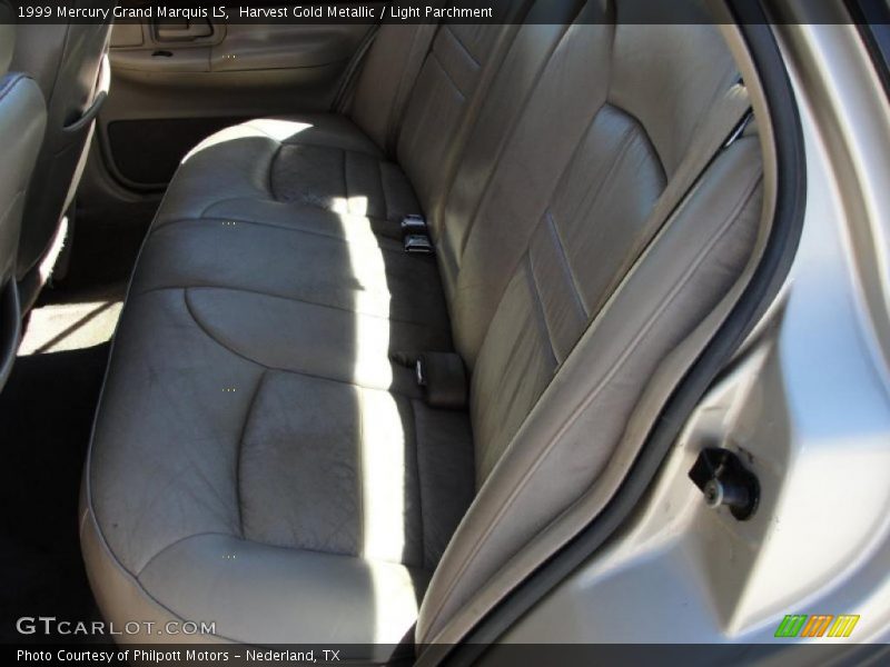 Harvest Gold Metallic / Light Parchment 1999 Mercury Grand Marquis LS