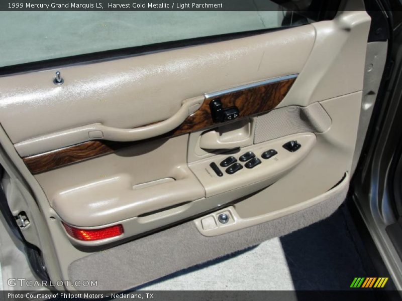 Harvest Gold Metallic / Light Parchment 1999 Mercury Grand Marquis LS