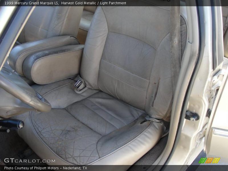 Harvest Gold Metallic / Light Parchment 1999 Mercury Grand Marquis LS
