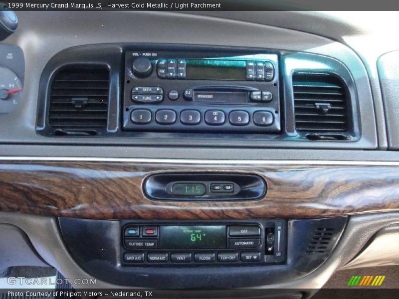 Harvest Gold Metallic / Light Parchment 1999 Mercury Grand Marquis LS
