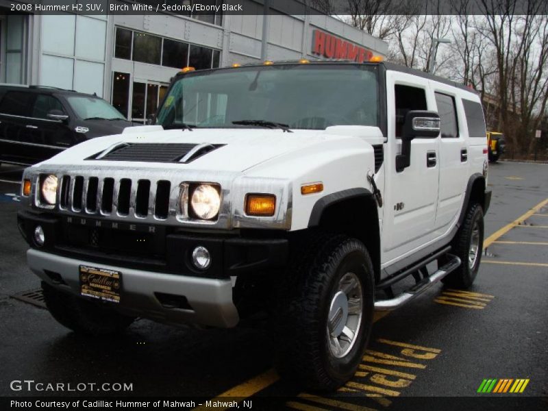 Birch White / Sedona/Ebony Black 2008 Hummer H2 SUV