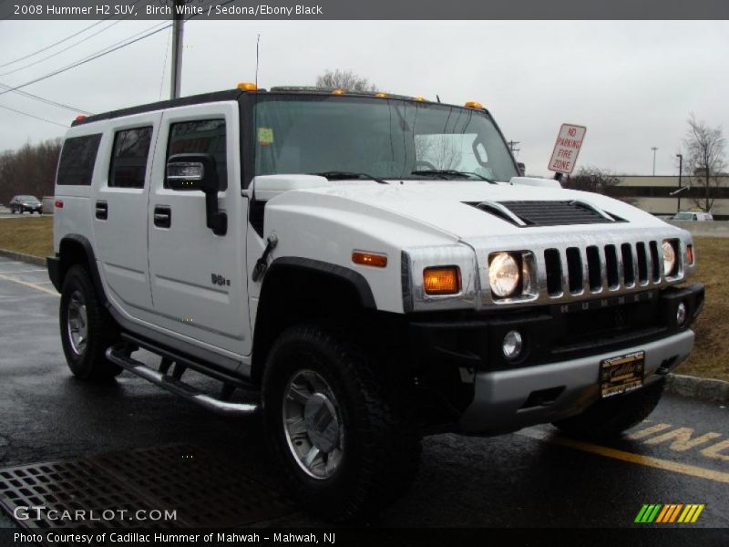 Birch White / Sedona/Ebony Black 2008 Hummer H2 SUV