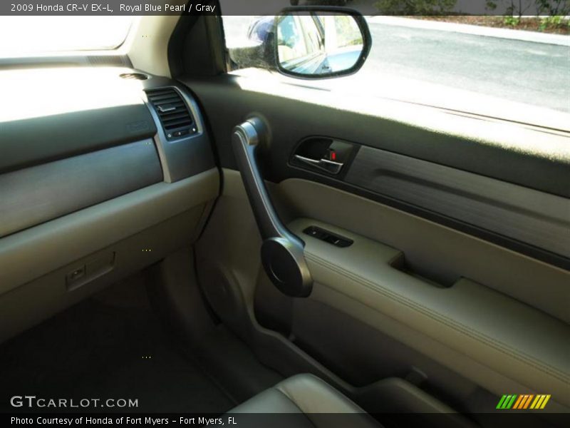 Royal Blue Pearl / Gray 2009 Honda CR-V EX-L