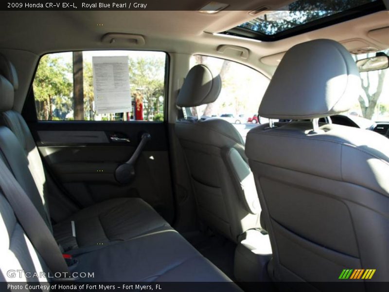 Royal Blue Pearl / Gray 2009 Honda CR-V EX-L