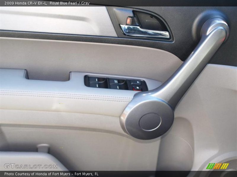 Royal Blue Pearl / Gray 2009 Honda CR-V EX-L
